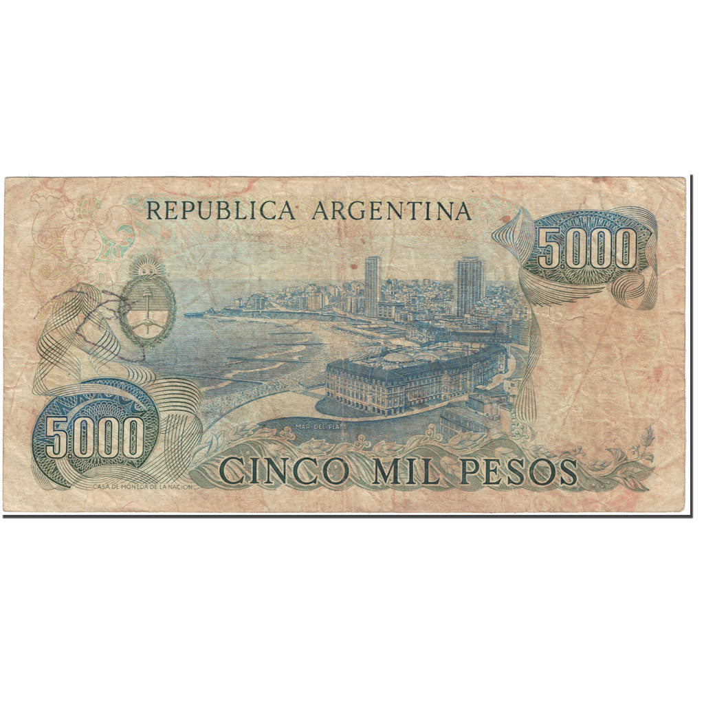 Billet, Argentine, 5000 Pesos, 1977-1983, Undated (1977-1983), KM:305b, B