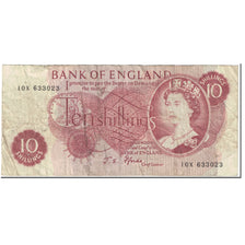 Banknote, Great Britain, 10 Shillings, 1966-1970, Undated (1966-70), KM:373c