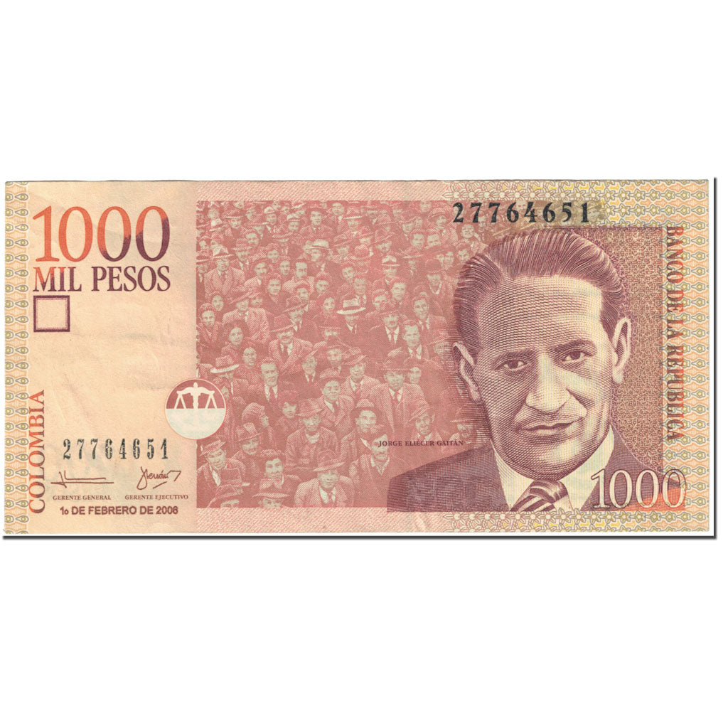 Banknote, Colombia, 1000 Pesos, 2006, 2006-02-01, KM:450i, UNC(65-70)