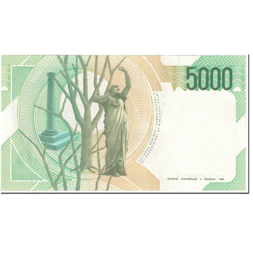 Banconote, Italia, 5000 Lire, 1985, 1985-01-04, KM:111b, FDS