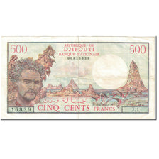 Banknote, Djibouti, 500 Francs, 1979, Undated (1979), KM:36a, EF(40-45)