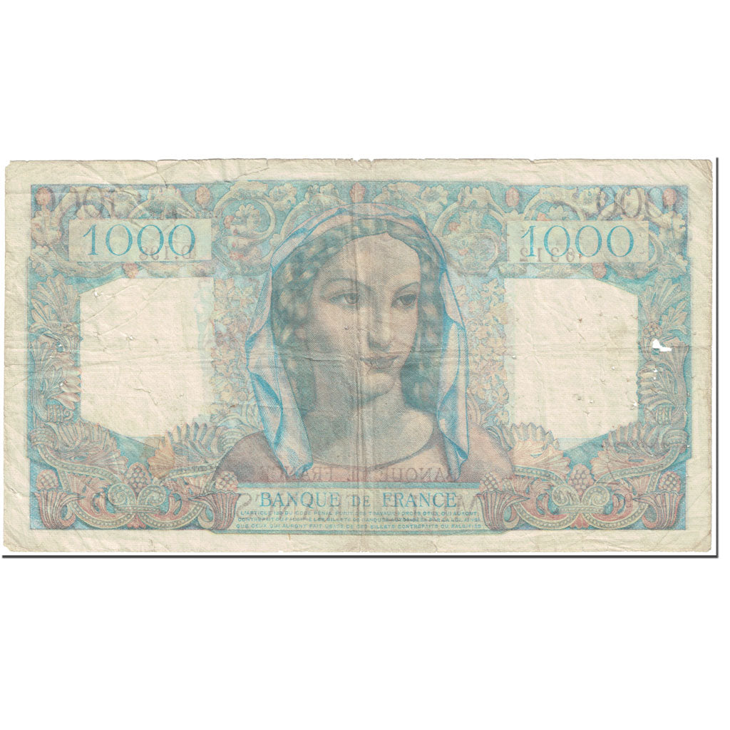 France, 1000 Francs, Minerve et Hercule, 1946, 1946-02-21, AB, Fayette:41.11
