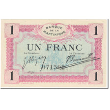 Martinique, 1 Franc, (1915-1919), Undated (1915-19), UNC(63), KM:10