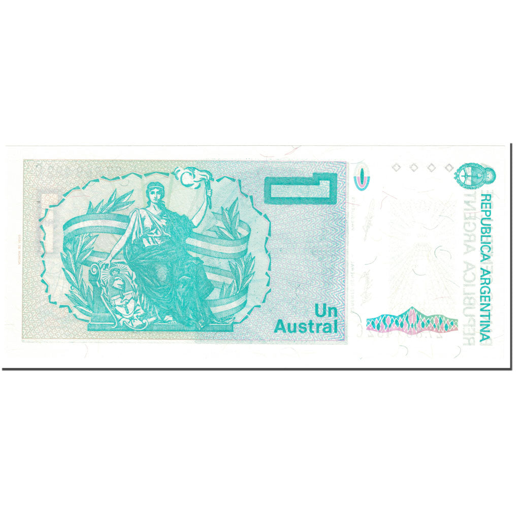 Billet, Argentine, 1 Austral, 1985-89, Undated (1985-89), KM:323b, NEUF