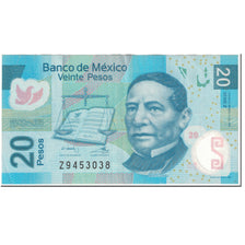 Banknote, Mexico, 20 Pesos, 2016, 2016-07-12, KM:122e, EF(40-45)