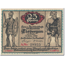 Banknote, Germany, Eisbergen, 25 Pfennig, personnage, 1921, Undated (1921)