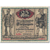 Banknote, Germany, Eisbergen, 25 Pfennig, personnage, 1921, Undated (1921)