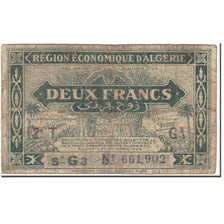 Banknote, Algeria, 2 Francs, 1944, Undated (1944), KM:102, VG(8-10)