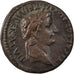 Tiberius, As, Lyons, AU(50-53), Copper, Cohen #38, 10.80