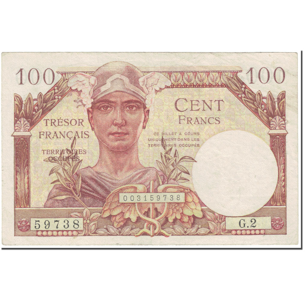 Frankreich, 100 Francs, 1947 French Treasury, 1947, Undated (1947), SS