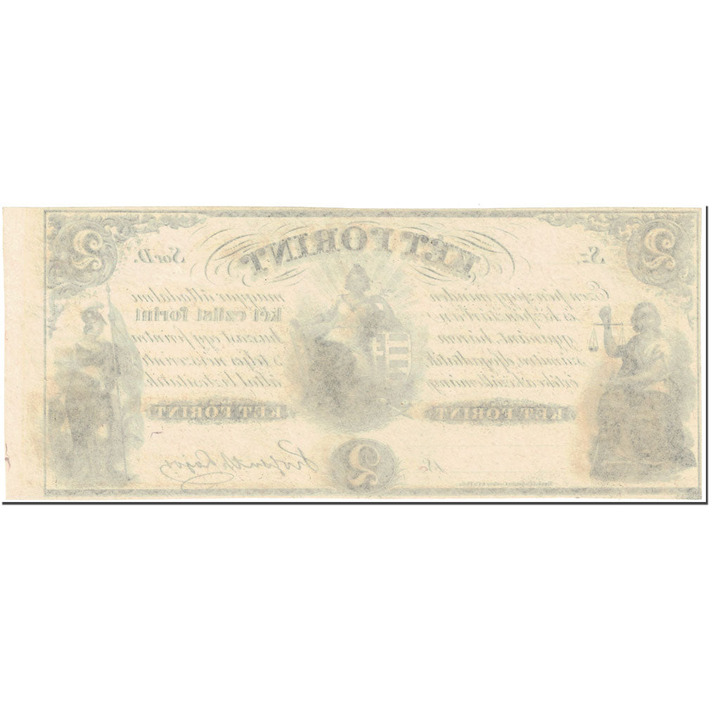 Geldschein, Ungarn, 2 Forint, 1852, Undated (1852), KM:S142r1, UNZ