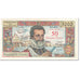 França, 50 Nouveaux Francs on 5000 Francs, 1955-1959 Overprinted with