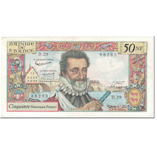 Francia, 50 Nouveaux Francs, Henri IV, 1959, 1959-09-03, MB+, Fayette:58.3