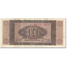 Banknote, Greece, 10,000,000 Drachmai, 1944, 1944-07-29, KM:129b, AG(1-3)