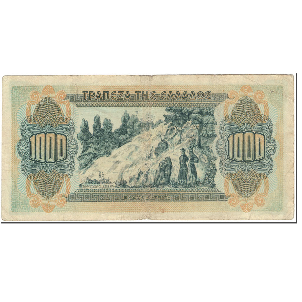 Banknote, Greece, 1000 Drachmai, 1941, 1941-10-01, KM:117b, EF(40-45)