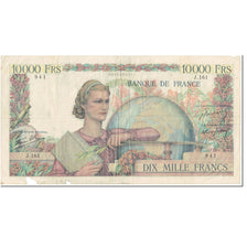 Francja, 10,000 Francs, Génie Français, 1946, 1946-07-11, VG(8-10)