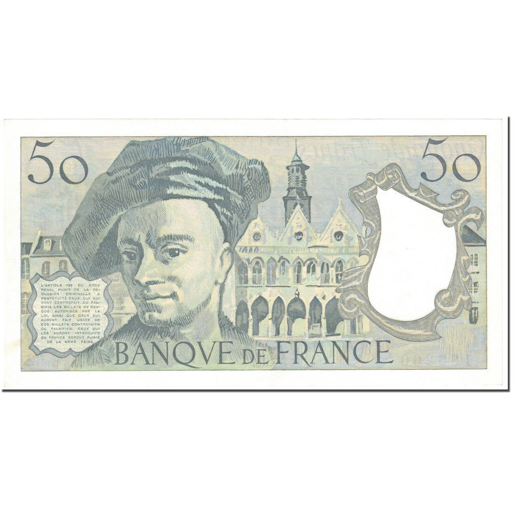Francja, 50 Francs, Quentin de La Tour, 1988, Undated (1988), UNC(65-70)
