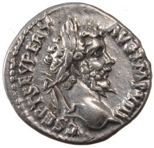 Septimius Severus, Denarius, AU(55-58), Silver, Cohen #592, 3.40