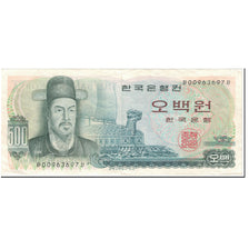 Banknote, South Korea, 500 Won, 1973, Undated (1973), KM:43, EF(40-45)