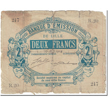 France, Lille, 2 Francs, 1914, AB