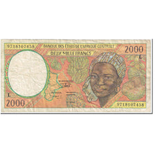 Banknote, Central African States, 2000 Francs, 1997, Undated (1997), KM:403Ld