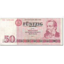 Banknote, Germany - Democratic Republic, 50 Mark, 1971, Undated (1971), KM:30a