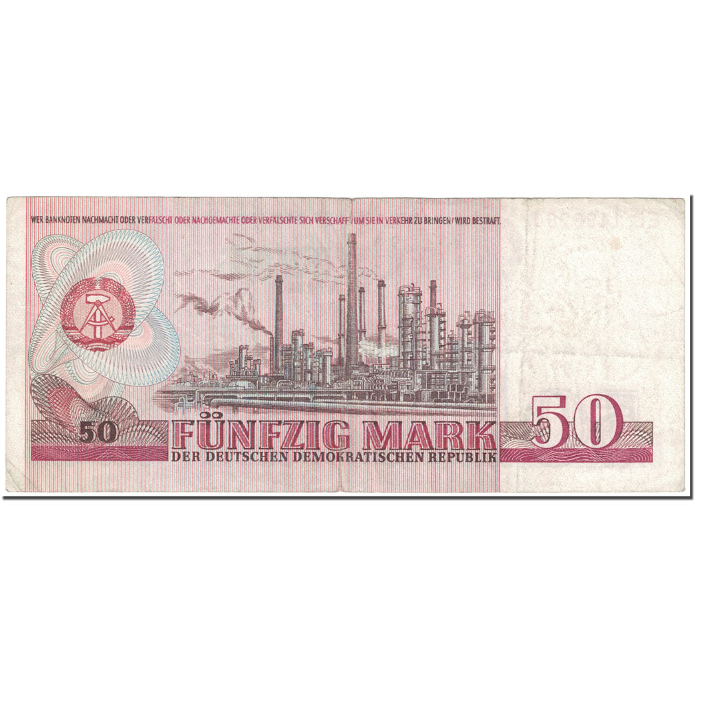 Banknote, Germany - Democratic Republic, 50 Mark, 1971, Undated (1971), KM:30a