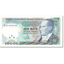 Banknote, Turkey, 10,000 Lira, 1989, Old Date 1970-10-14, KM:200, UNC(63)