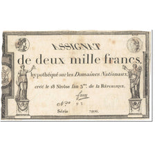 France, 2000 Francs, 1795, Faure, 18 nivôse de l'an 3 - (7 janvier 1795).