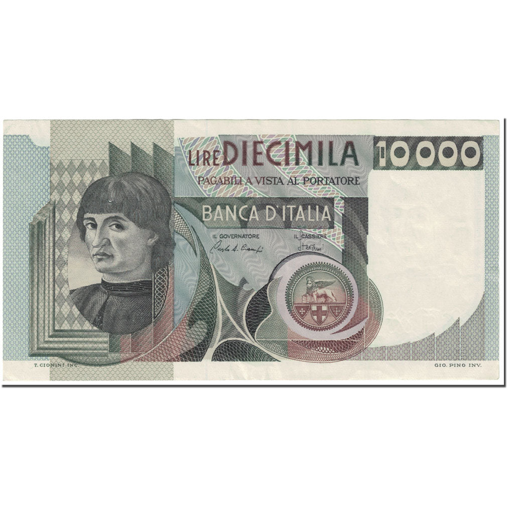 Banknote, Italy, 10,000 Lire, 1982, 1982-11-03, KM:106b, EF(40-45)