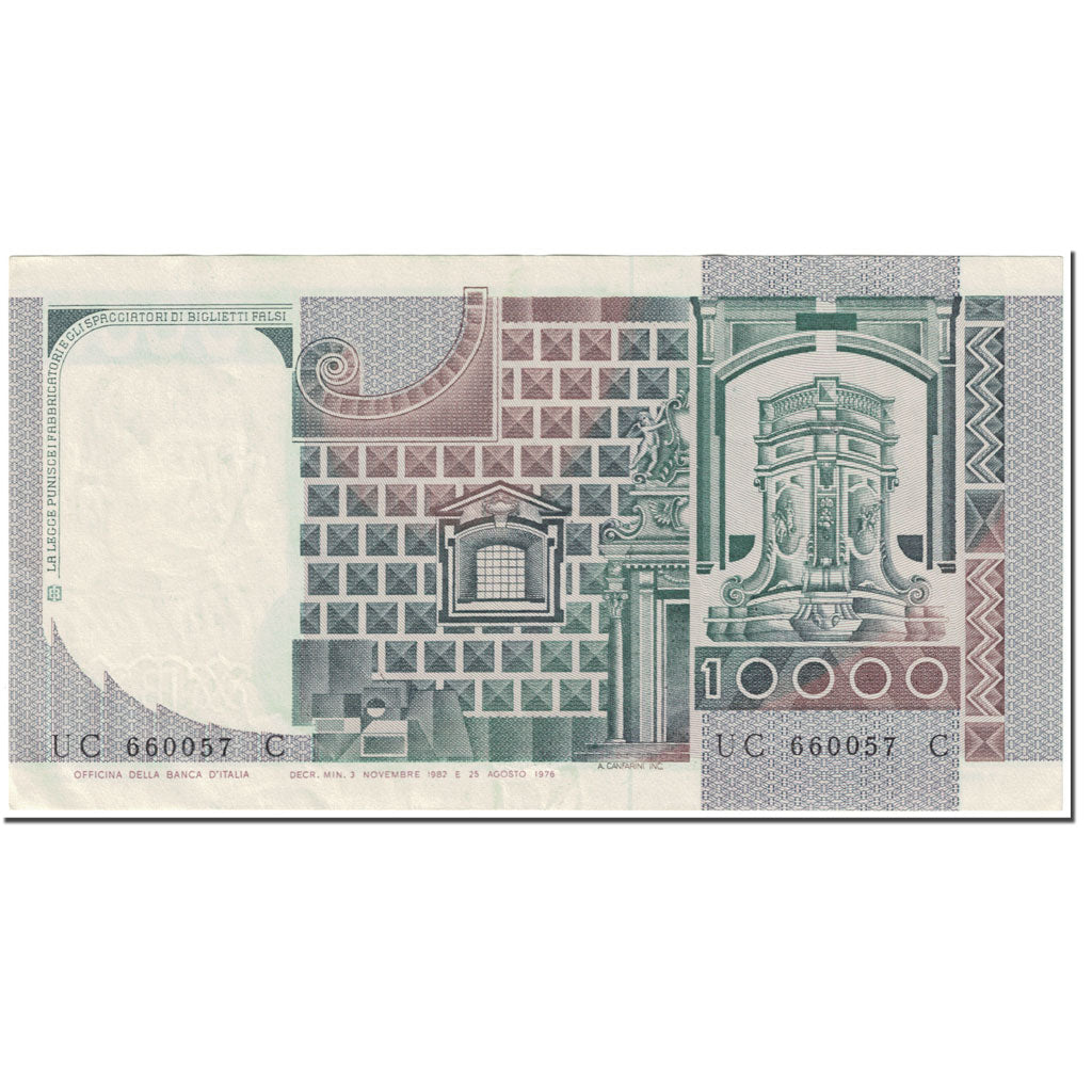 Banknote, Italy, 10,000 Lire, 1982, 1982-11-03, KM:106b, EF(40-45)