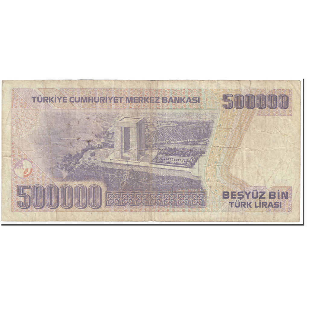 Geldschein, Türkei, 500,000 Lira, 1998, Old Date 1970-10-14, KM:212, S