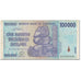 Banknote, Zimbabwe, 100,000 Dollars, 2008, 2008-05-11, KM:75, VG(8-10)