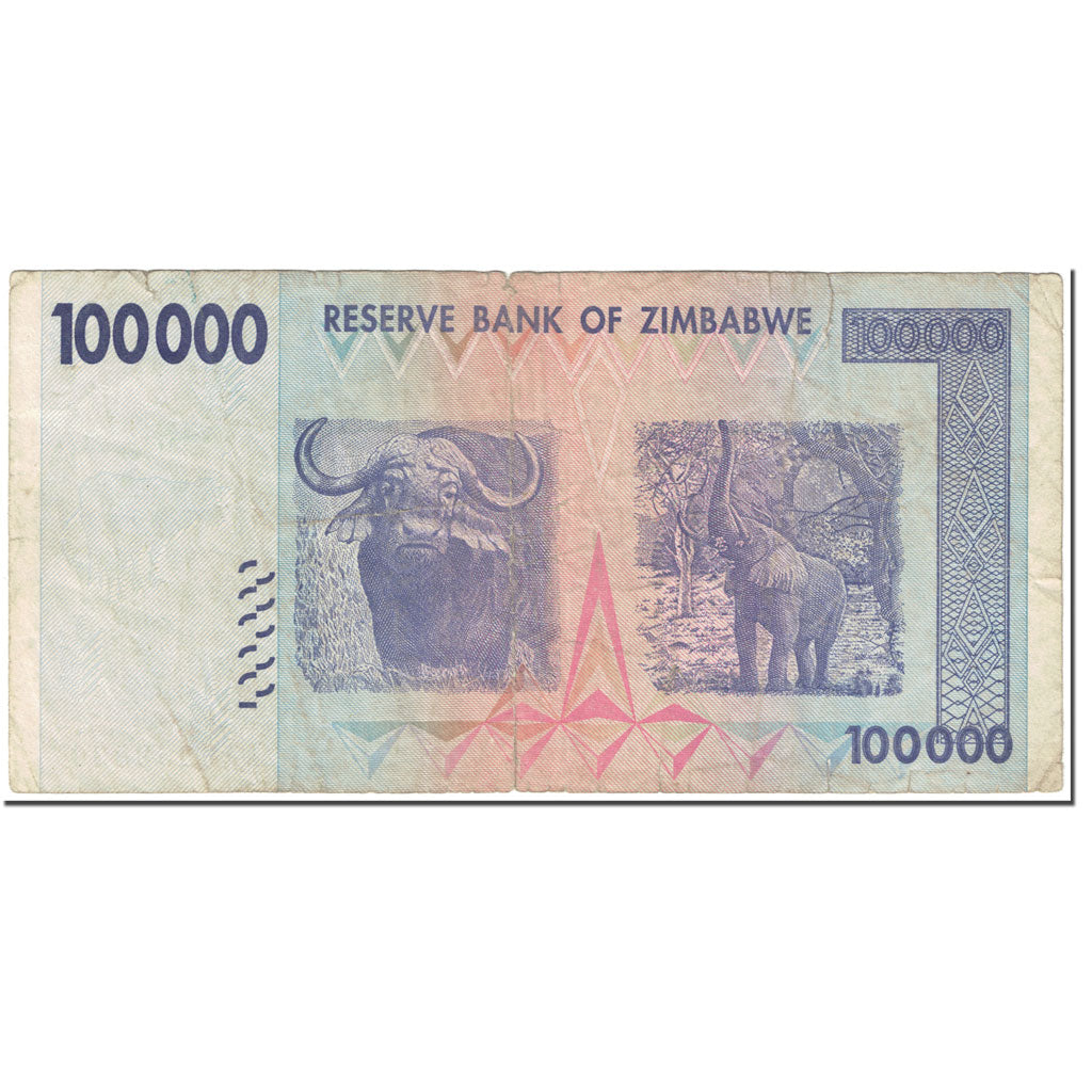 Banknote, Zimbabwe, 100,000 Dollars, 2008, 2008-05-11, KM:75, VG(8-10)