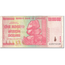 Banknote, Zimbabwe, 100 Million Dollars, 2008, 2008-12-03, KM:80, VF(20-25)