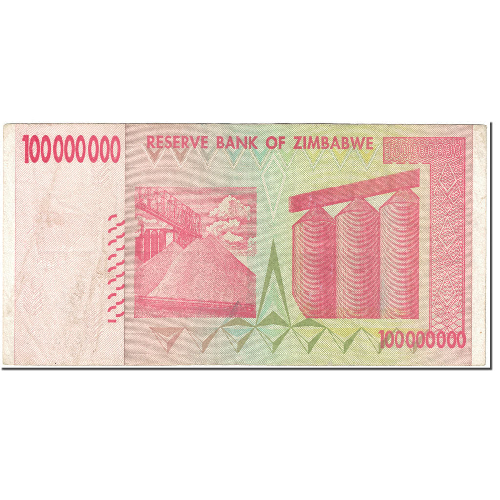 Banknote, Zimbabwe, 100 Million Dollars, 2008, 2008-12-03, KM:80, VF(20-25)