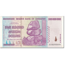 Banknote, Zimbabwe, 500 Million Dollars, 2008, 2008-12-12, KM:82, EF(40-45)