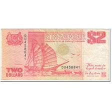 Banknote, Singapore, 2 Dollars, 1990, UNdated (1990), KM:27, VF(20-25)