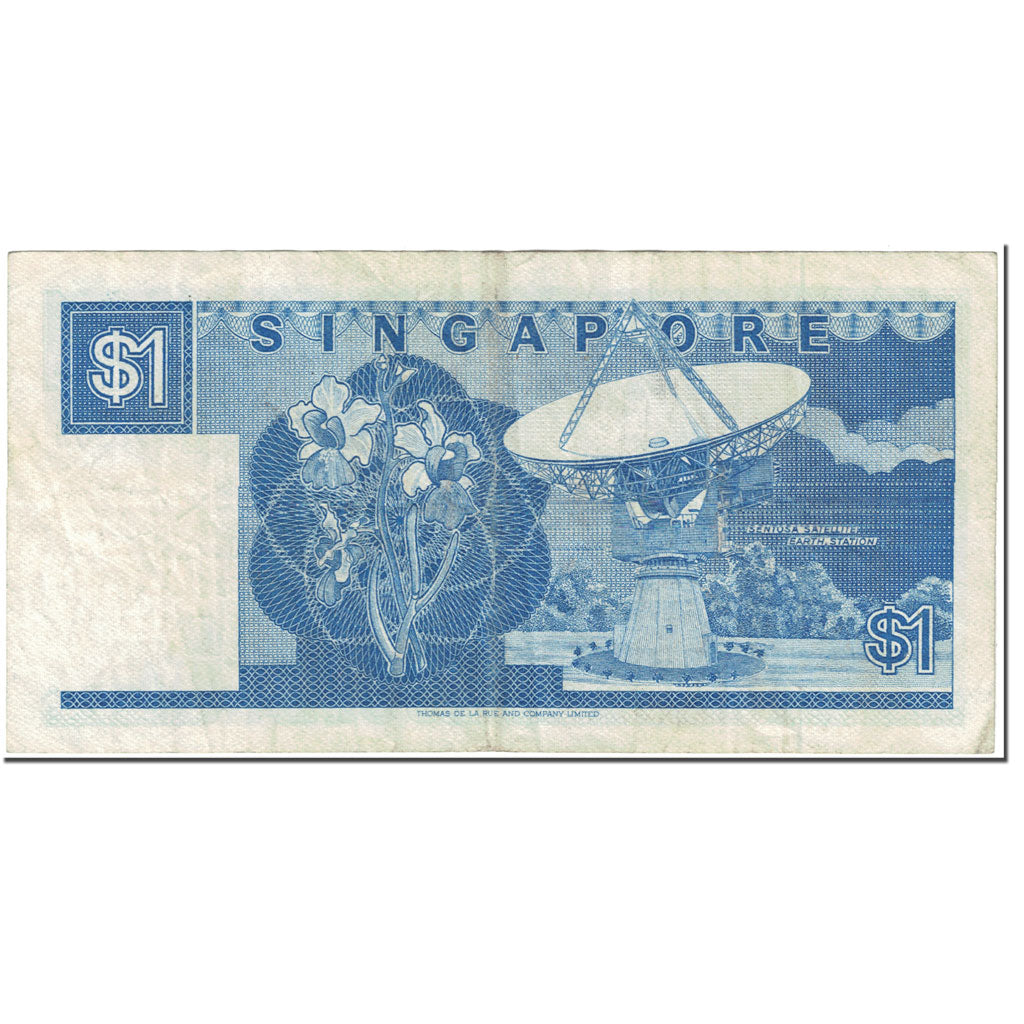 Billet, Singapour, 1 Dollar, 1987, Undated (1987), KM:18a, TB