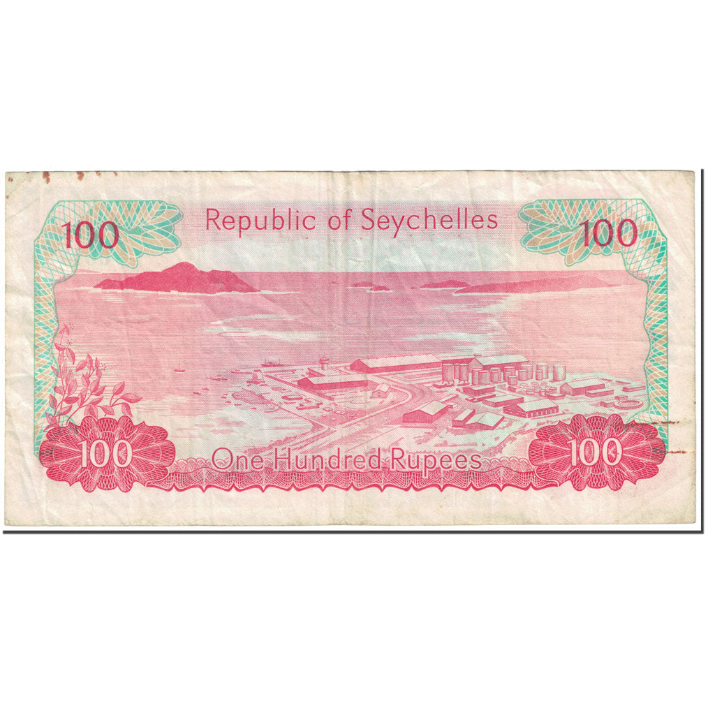 Banknote, Seychelles, 100 Rupees, 1977, Undated (1977), KM:22a, VF(20-25)