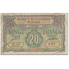 Banknote, Algeria, 20 Francs, 1948, 1948-06-04, KM:103, VF(20-25)