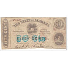 Biljet, Verenigde Staten, 50 Cents, 1863, 1863-01-01, ALABAMA, KM:S212a, TB
