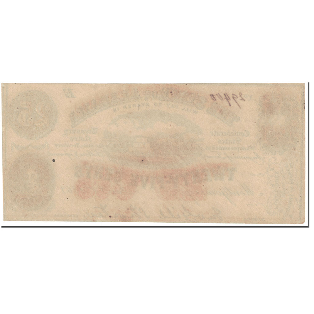 Billet, États-Unis, 25 Cents, 1863, 1863-01-01, TTB