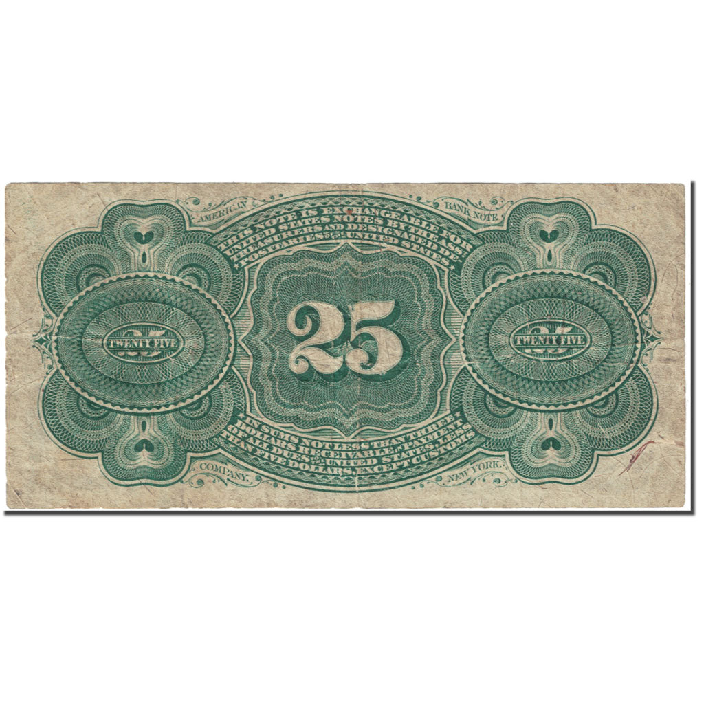 Geldschein, Vereinigte Staaten, 25 Cents, 1863, 1863-03-03, KM:3337, S