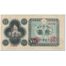 Banknote, Japan, 10 Yen, 1946, Undated (1946), KM:87a, VF(20-25)