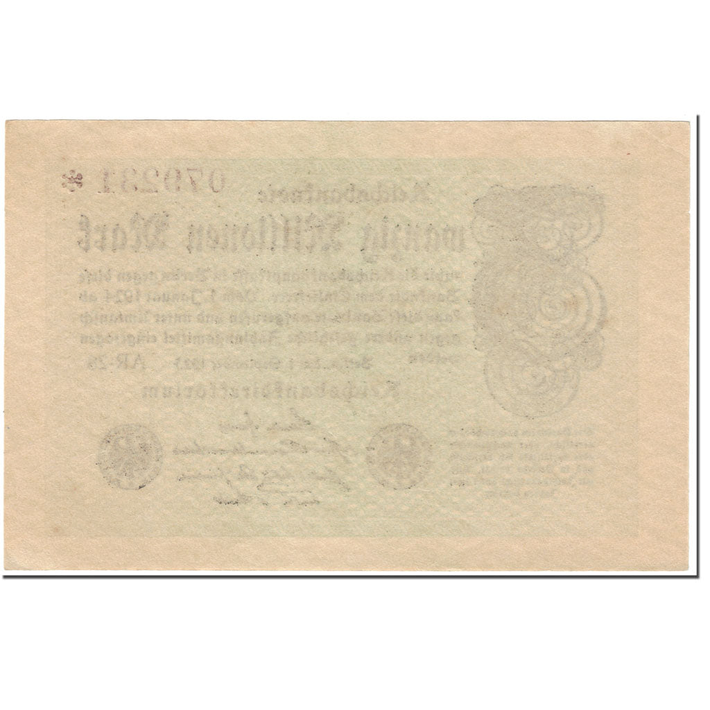 Banknote, Germany, 20 Millionen Mark, 1923, 1923-09-01, KM:108e, EF(40-45)