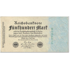 Billete, 500 Mark, 1922, Alemania, 1922-07-07, KM:74c, MBC
