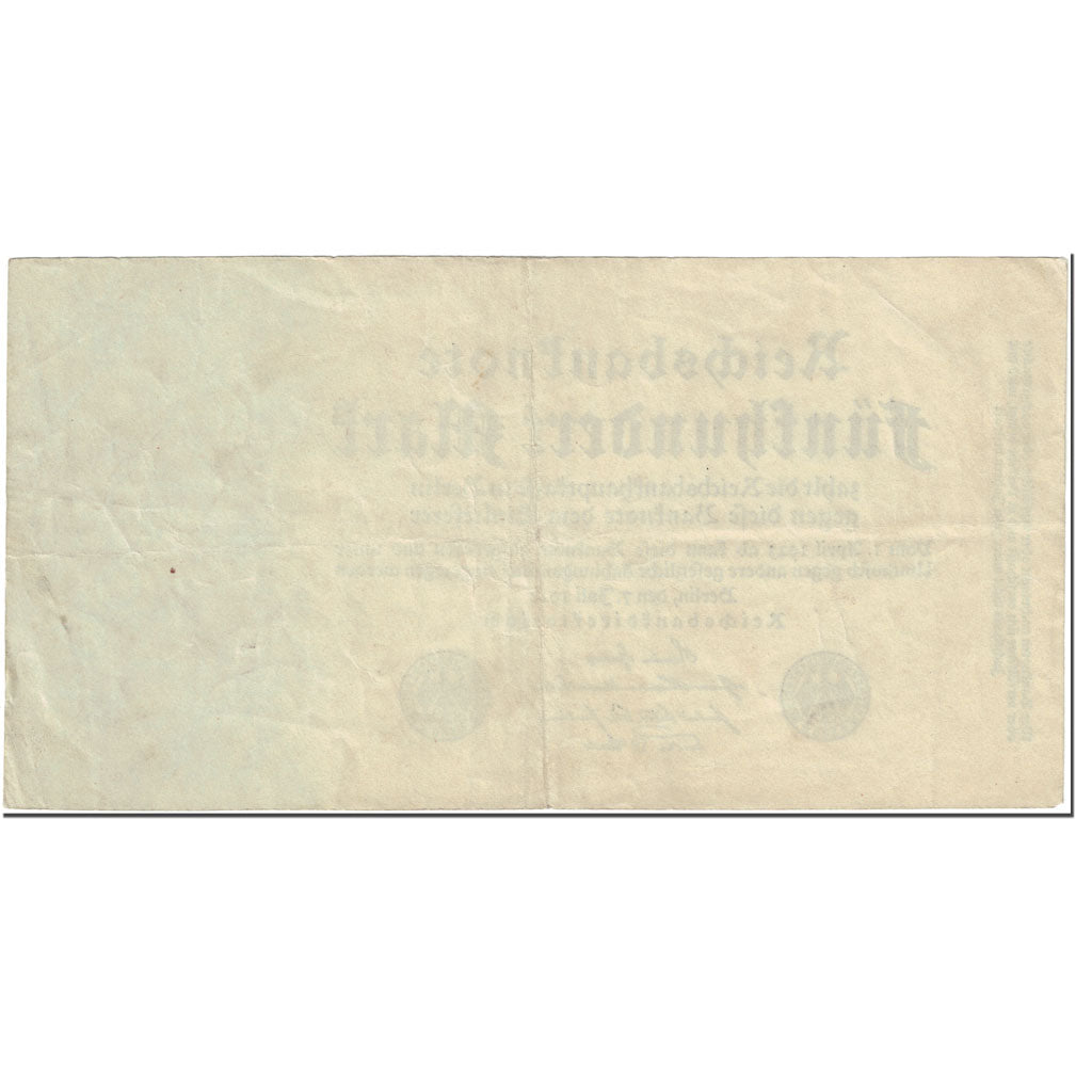 Banknote, Germany, 500 Mark, 1922, 1922-07-07, KM:74c, EF(40-45)