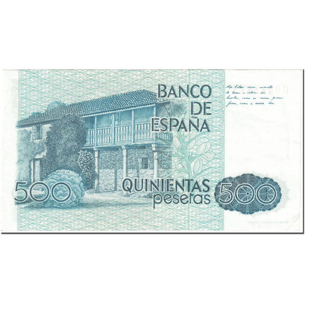 Billet, Espagne, 500 Pesetas, 1983, Old date (1979-10-23), KM:157, TTB+