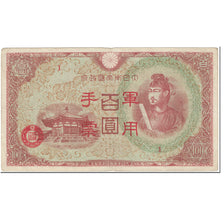 Banknote, China, 100 Yen, 1945, Undated (1945), KM:M30, VF(20-25)